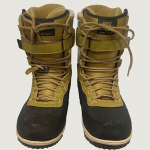 Nike Snowboard Boots Mens 12 Olive Zoom Force 1 334841-700 Winter Sport Gorpcore